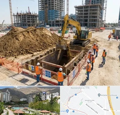 خاکبرداری و گودبرداری در شهر زیبا