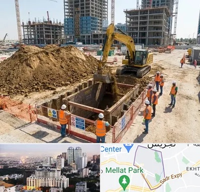 خاکبرداری و گودبرداری در الهیه 