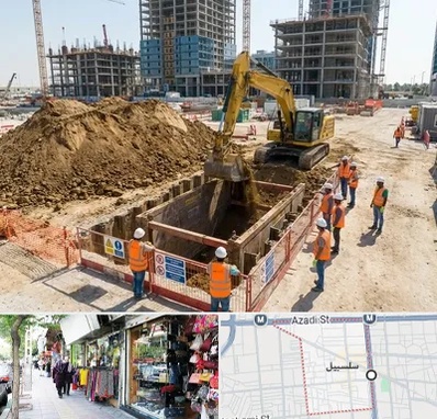 خاکبرداری و گودبرداری در سلسبیل