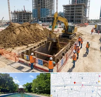 خاکبرداری و گودبرداری در هشت بهشت اصفهان 