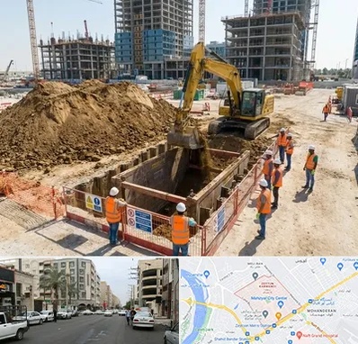 خاکبرداری و گودبرداری در زیتون کارمندی اهواز