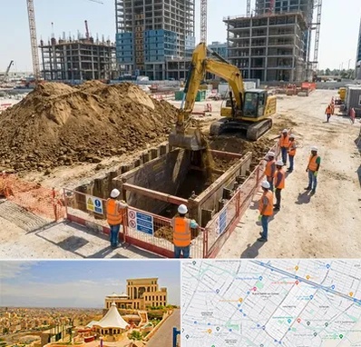 خاکبرداری و گودبرداری در هاشمیه مشهد