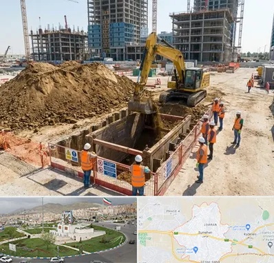 خاکبرداری و گودبرداری در بومهن