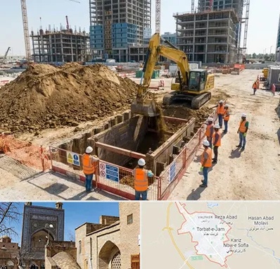 خاکبرداری و گودبرداری در تربت جام