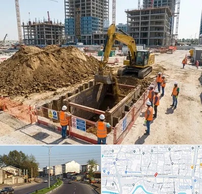 خاکبرداری و گودبرداری در ضیابری رشت