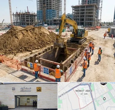 خاکبرداری و گودبرداری در نعمت آباد