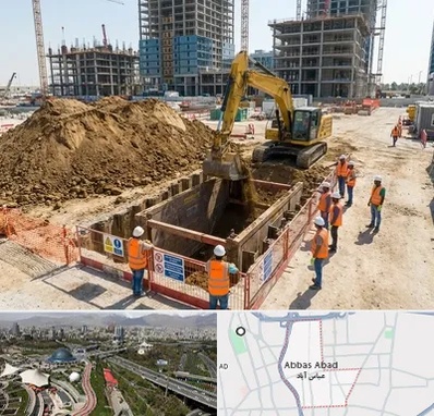 خاکبرداری و گودبرداری در عباس آباد تهران