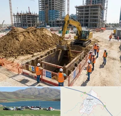 خاکبرداری و گودبرداری در دهگلان