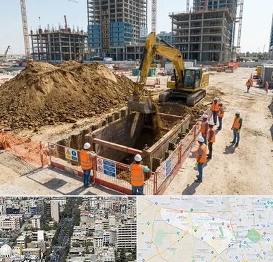 خاکبرداری و گودبرداری در منطقه 18 تهران 