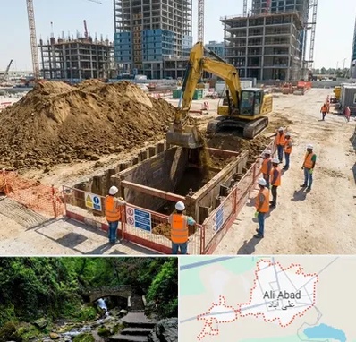 خاکبرداری و گودبرداری در علی آباد کتول