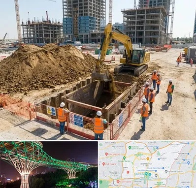 خاکبرداری و گودبرداری در منطقه 3 تهران