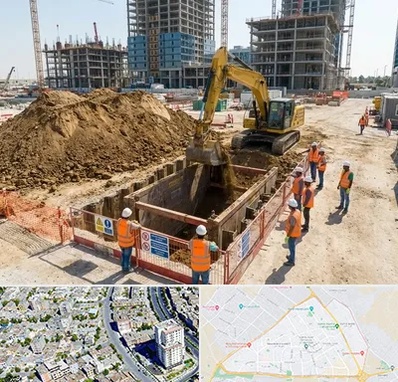 خاکبرداری و گودبرداری در قاسم آباد مشهد 