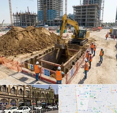 خاکبرداری و گودبرداری در منطقه 11 تهران 