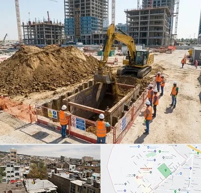 خاکبرداری و گودبرداری در شمیران نو