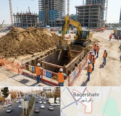 خاکبرداری و گودبرداری در باقرشهر