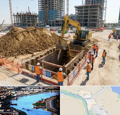 خاکبرداری و گودبرداری در خرمشهر