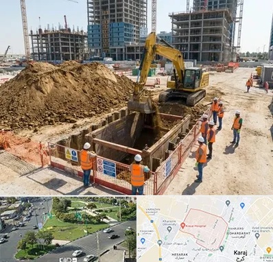 خاکبرداری و گودبرداری در شاهین ویلا کرج