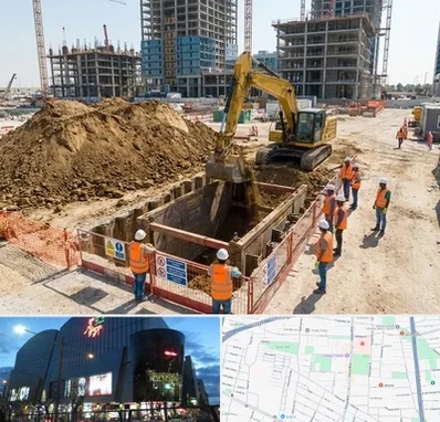 خاکبرداری و گودبرداری در بلوار اباذر 