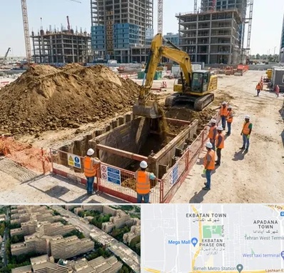 خاکبرداری و گودبرداری در اکباتان