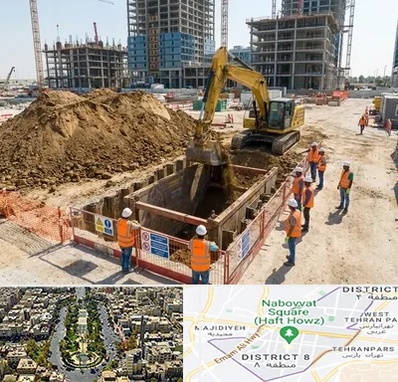 خاکبرداری و گودبرداری در نارمک 