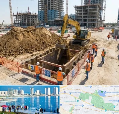 خاکبرداری و گودبرداری در چیتگر