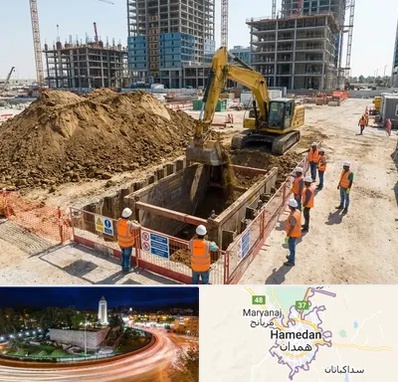 خاکبرداری و گودبرداری در همدان