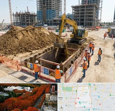 خاکبرداری و گودبرداری در منطقه 6 تهران
