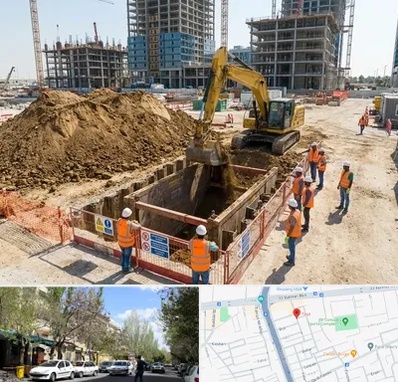 خاکبرداری و گودبرداری در کوی فیروز تبریز 