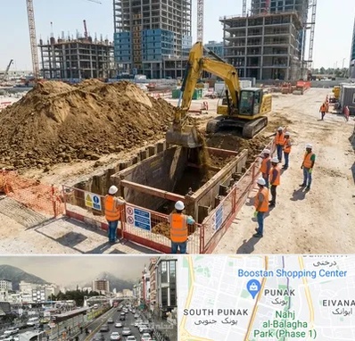 خاکبرداری و گودبرداری در پونک