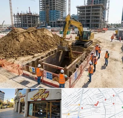 خاکبرداری و گودبرداری در عطاران قم