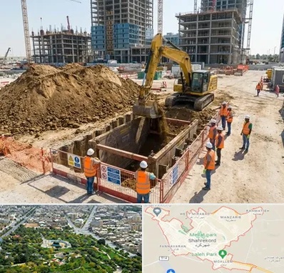 خاکبرداری و گودبرداری در شهرکرد