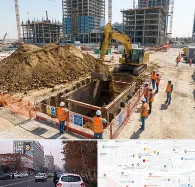 خاکبرداری و گودبرداری در کارگر شمالی