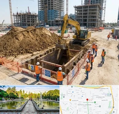 خاکبرداری و گودبرداری در سرسبز