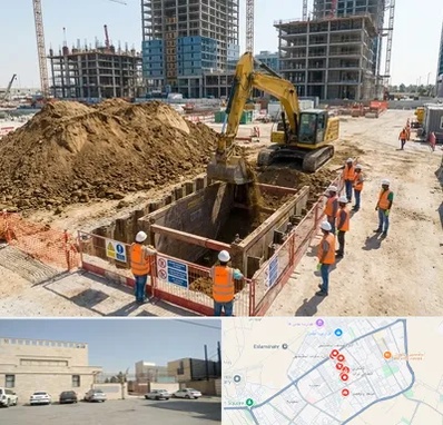 خاکبرداری و گودبرداری در نواب اسلامشهر