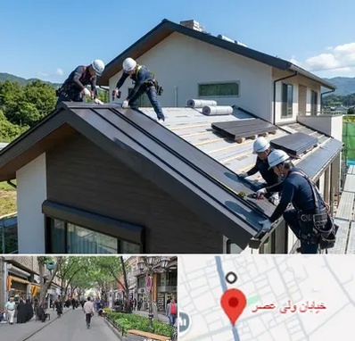 نصب شیروانی در ولیعصر شهریار
