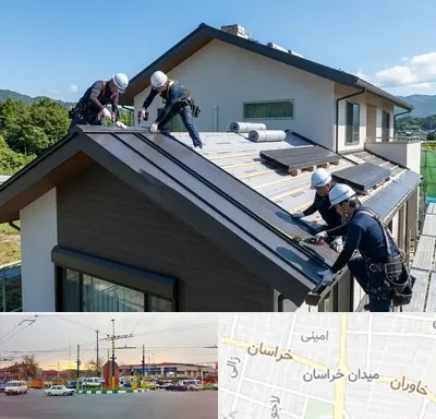 نصب شیروانی در میدان خراسان