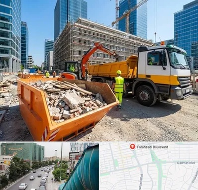 حمل نخاله ساختمانی در بلوار فرحزادی