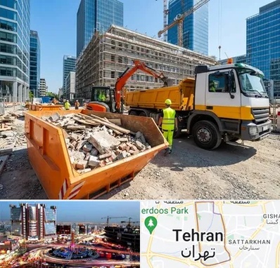حمل نخاله ساختمانی در صادقیه