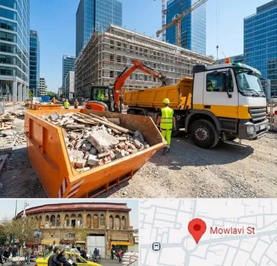 حمل نخاله ساختمانی در مولوی