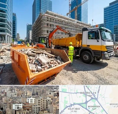 حمل نخاله ساختمانی در جنوب شرق تهران
