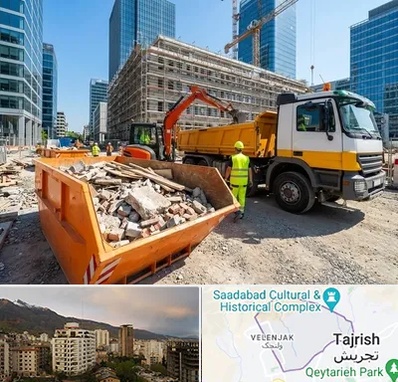 حمل نخاله ساختمانی در زعفرانیه 