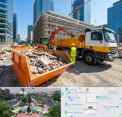 حمل نخاله ساختمانی در بهارستان