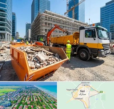 حمل نخاله ساختمانی در ساری