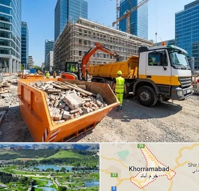 حمل نخاله ساختمانی در خرم آباد