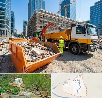 حمل نخاله ساختمانی در کردان