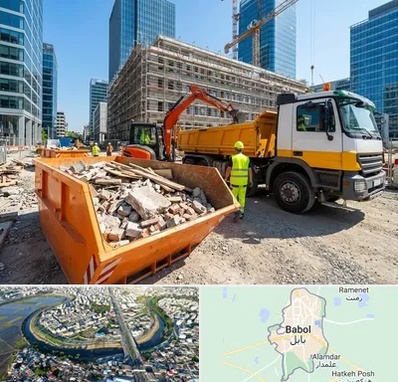حمل نخاله ساختمانی در بابل