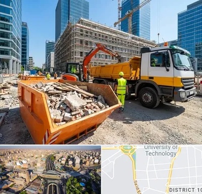 حمل نخاله ساختمانی در استاد معین 