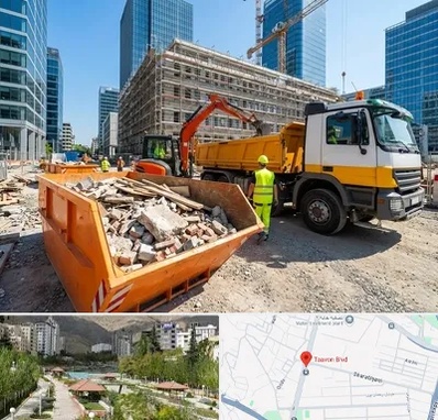 حمل نخاله ساختمانی در بلوار تعاون