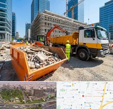 حمل نخاله ساختمانی در آیت الله کاشانی 