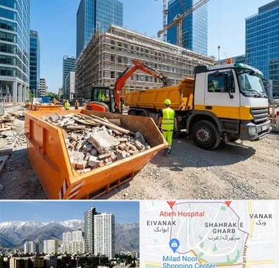 حمل نخاله ساختمانی در شهرک غرب 